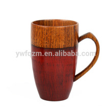 Tasse à thé en bois de haute qualité en bois rouge et noir